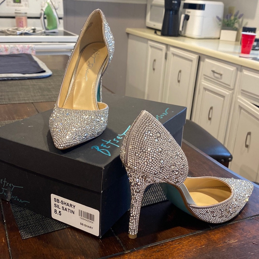 Betsy Johnson sparkle heels